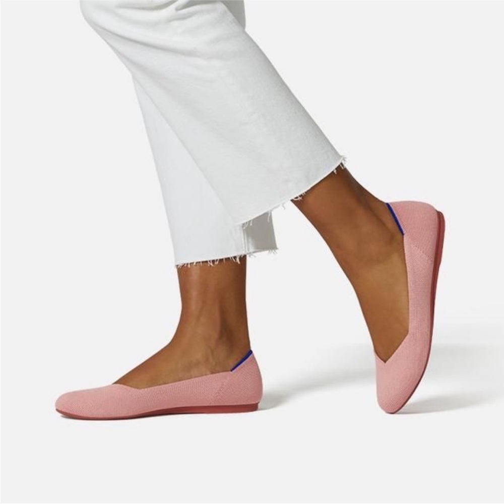 Like New! Rothy’s The Flat Round Toe Pink Flats | Size 6.5